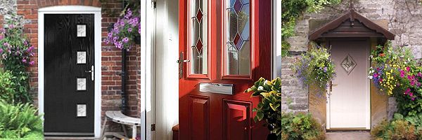 Composite Doors - so many glazing and colour options